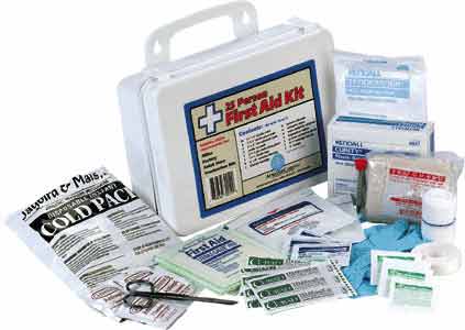 83 piece OSHA approved first aid medical kit