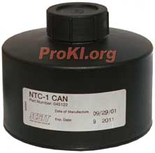 Scott NTC-1 Filter Cartridges offers NBC, Gas, and Chemical Protection
