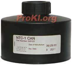 Scott NTC-1 Filter Cartridges offers NBC, Gas, and Chemical Protection