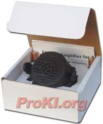 The MSA voice amplifier works with the Advantage 1000 or MIllennium mask